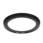 Bague dadaptation pour filtre step up 49 mm � 58 mm aluminium noir �tiquette