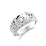 Bague eds jewels homme argent fin 925 oxyde de zirconium 47262