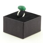 Bague - abijoux - emeraude plaqué argent - taille réglable - 12. 71 ct - mixte Bague - abijoux - emeraude plaqué argent - taille réglable - 12. 71 ct - mixte