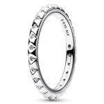 Bague femme - 192800c01 - argent fin 925 - zirconia cubique - taille 58 - style torque rigide