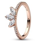 Bague femme - argent - 182392c01 - torque rigide - zirconia cubique - or rose