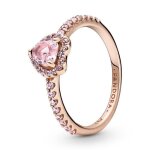 Bague femme - pandora - 188421c04 - 54 - or rose - zirconia cubique - taille 54 (� 172 mm)