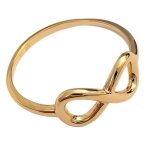 Bague infini plaqu� or 750 / 000