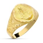 Chevaliere inmaculada romero tm or jaune dor homme