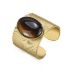 Bague - luxenter - anleh - or 18 carats - ?il de tigre - acier hypoallerg�nique