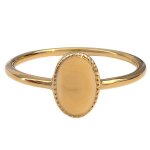 Bague plaqu� or 18 carats