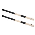 Baguettes de batterie - okumggyj - lot de 2 - bois d�rable durable - couleur noire - accessoires musicaux ...