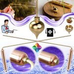 Baguettes de sourcier deluxe en cuivre et pendule divinatoire de radiesthsie goutte deau abbe mermet ...