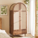 Bahut 2 portes 1 tiroir buffet �l�gante buffet bahut de salon commode moderne armoire haute espace de ...