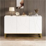 Bahut 3 portes style moderne buffet salon meuble de rangement buffet bas 130x36x76 cm Étagère réglable ... Bahut 3 portes style moderne buffet salon meuble de rangement buffet bas 130x36x76 cm Étagère réglable ...