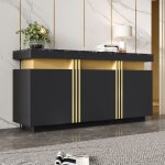 Bahut moderne buffet 3 portes buffet salon avec cloisons réglables platinum splice meuble bas de rangement ... Bahut moderne buffet 3 portes buffet salon avec cloisons réglables platinum splice meuble bas de rangement ...
