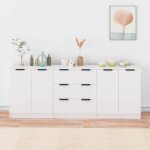 Bahut de salonarmoire de cuisinelot de 3 buffets pour salle à manger blanc bois dingénierie bonnie b95863876 ... Bahut de salonarmoire de cuisinelot de 3 buffets pour salle à manger blanc bois dingénierie bonnie b95863876 ...