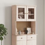 Bahut de salonmeuble dentre dessus de commode alta 77x30x92 cm bois massif de pin bonnie b34125757