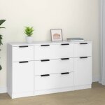 Bahut de salonarmoire de cuisinelot de 3 buffets pour salle à manger blanc bois dingénierie bonnie b44672764 ... Bahut de salonarmoire de cuisinelot de 3 buffets pour salle à manger blanc bois dingénierie bonnie b44672764 ...