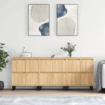 Bahut de salonarmoire de cuisinelot de 3 buffets pour salle � manger ch�ne sonoma bois ding�nierie bonnie ...