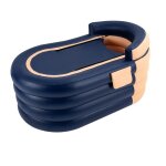 Baignoire adulte gonflable inflation rapide adapte  59 pieds et 220 lb orange