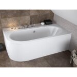 Baignoire bain dangle 150x75 droite + tablier en acrylique siphon + pieds avita Baignoire bain dangle 150x75 droite + tablier en acrylique siphon + pieds avita