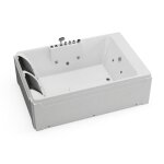 Baignoire balno - 2 places - 515 l - 182 x 122 x 62 cm - angle gauche - thalassa