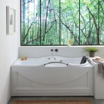 Baignoire baln�o rectangulaire � droite diletta