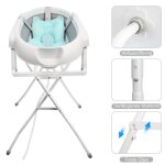 Baignoire pour bb - mipan - baignoire bebe sur pied - armature intgrs - deux modes - antidrapante ...