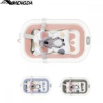 Baignoire bb pliable - mengda - avec thermomtre digital et tapis de bain - ne prend pas beaucoup de ...