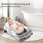 Baignoire pliable pour bb baignoire pour bb avec coussin de soutien avec capteur de temprature antidrapa ...