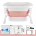 Baignoire pliable pour bb - mengda - ultra compact - plastique avec bouchon de vidange - pour enfants ...