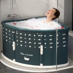 Baignoire secteur pliable - adulte - baignoire portable - 98x75x55cm