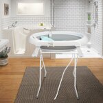Bain de bb - baignoire sur pied affichage de la temprature rangement pratique souple et flexible - ...
