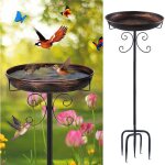 Bain doiseaux pour extrieur abreuvoir et mangeoire pour oiseaux sauvages dcoration jardin amovible ...