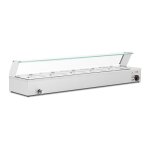 Bain - marie chauffe - plat bain - marie vitrine bain - marie professionnelle 2 000 watts 5 x gn 1 / ...