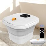 Bain de pieds chauffant pliable massage avec vibration à bulles 35 - 48? réglable infrarouge télécommande ... Bain de pieds chauffant pliable massage avec vibration à bulles 35 - 48? réglable infrarouge télécommande ...