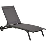 Bain de soleil en aluminium celio gris Bain de soleil en aluminium celio gris
