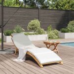 Promotion bains de soleil / transat chic vent - flash - chaise longue marron 185. 5x55x58. 5 cm bois ...