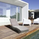 Bain de soleil / transat - singularity - grand confort - dossier 5 positions - matelas d�houssable - ...