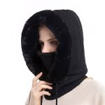 Balaclava chapeau femme multifonction cagoule masque de ski hiver chaud coupe - vent masques polaire ...