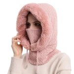 Balaclava chapeau femme multifonction cagoule masque de ski hiver chaud coupe - vent masques polaire ...