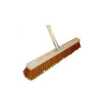 Balai coco grande dimension : 120 cm avec manche cantonnier 1. 40m