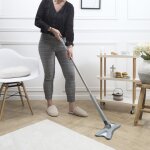 Balai serpill�re - je cherche une idee - essoreur int�gr� - gris - h115 x l36 x p7 cm