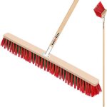 Balai extrieur 800 mm avec manche - balai cantonnier fabrique en bois et pvc durable - kotarbau