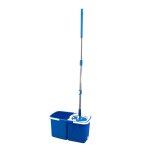 Balai magique microfibre nettoyage sol facile et rapide seau double bac