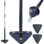 Balai de nettoyage r�glable rotatif � 360�mop nettoyage triangulaire t�lescopique avec dessorage multicolore ...
