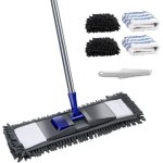 Balai  plat microfibre balai  frange avec 2 serpillre en microfibre et 2 serpillre en chenillebalai ...