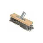 Balai en poil dacier 30 cm avec support de manche en mtal 28 cm tte balai brosse corps en bois de htre ...