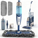 Balai pulv�risateur rotatif 360� - nettoyage humide / sec multi - surfaces - poign�e l�g�re pour cuisine ...