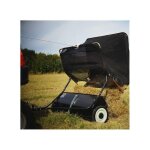 Balai ramasseur tracté - wiltec - 1725 x 1035 x 585 mm - largeur 96 cm - capacité 340 l - roues en caoutchouc ... Balai ramasseur tracté - wiltec - 1725 x 1035 x 585 mm - largeur 96 cm - capacité 340 l - roues en caoutchouc ...