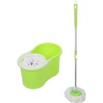 Balai serpillre rotatif  360 kit de lavage avec seau microfibres