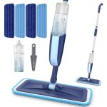 Balai serpill�re vaporisateur serpilli�re microfibre avec spray nettoyage sol cuisine bois dur stratifi� ...
