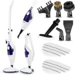 Balai vapeur 2en1 - zeegma puur control - nettoyeur vapeur - pliable - 1500 w - 13 accessoires - chauffe ...