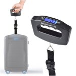 Balance  bagages numrique portable pour valises de voyage avec fonction tare limite de 50 kg (110 lb) ...